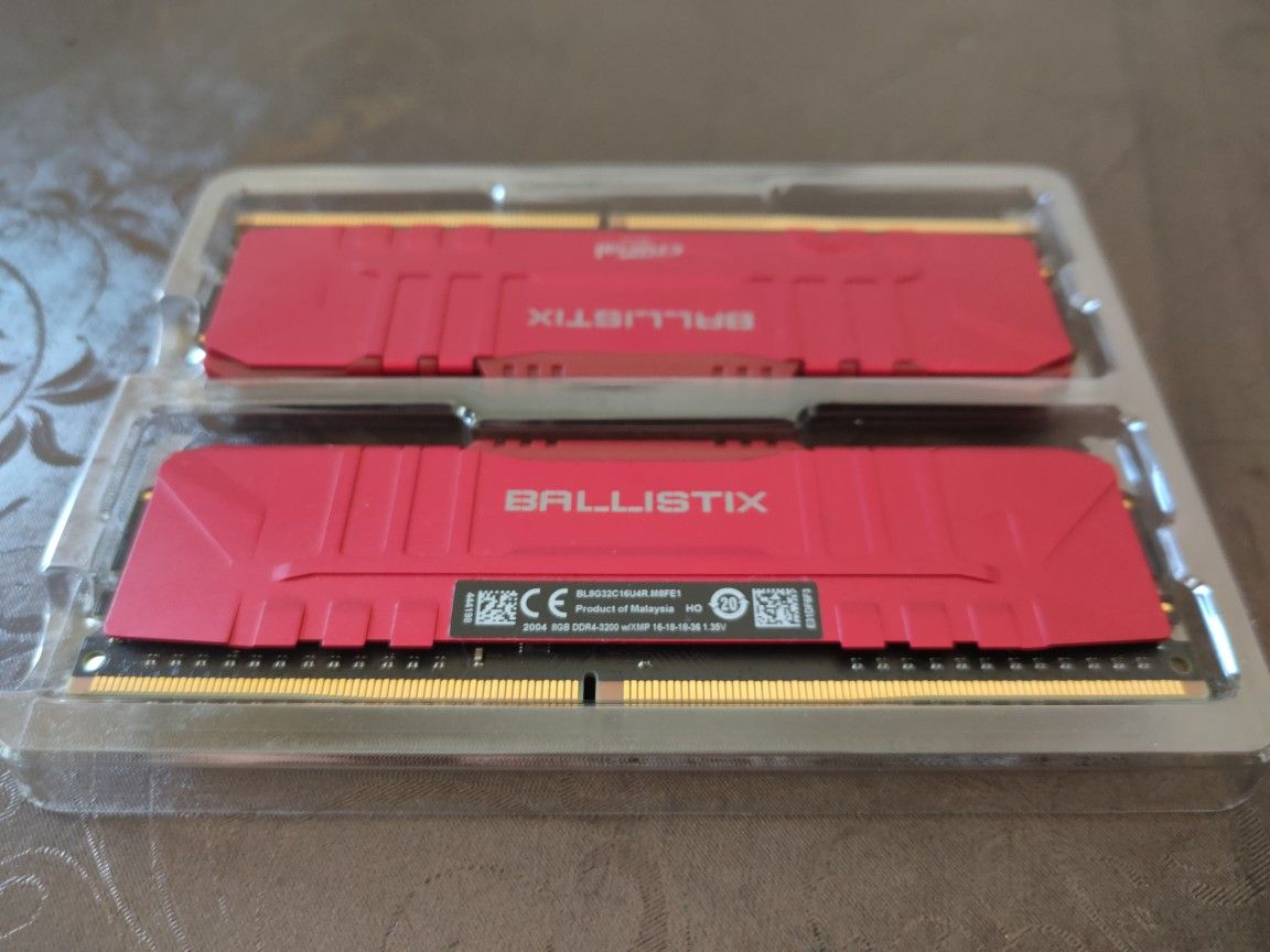 Ballistix 2x8gb 3200mhz