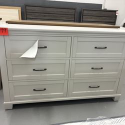 white dresser
