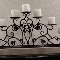 Wrought Iron Candelabra 