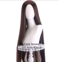 40 inch Dark Brown Wig!