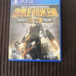 PlayStation 4 video game Duke Nukem 3D: 20th Anniversary World Tour. 