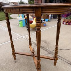 Wood Side Table