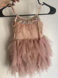 Pink Todler Dress And Headband