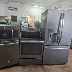 G.e Slate Appliances Delivery Available 