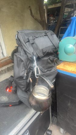 Backpacker fully equipped bag / hiking bag