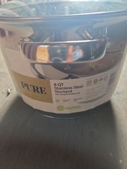 8qt Stainless Steel Stock Pot
