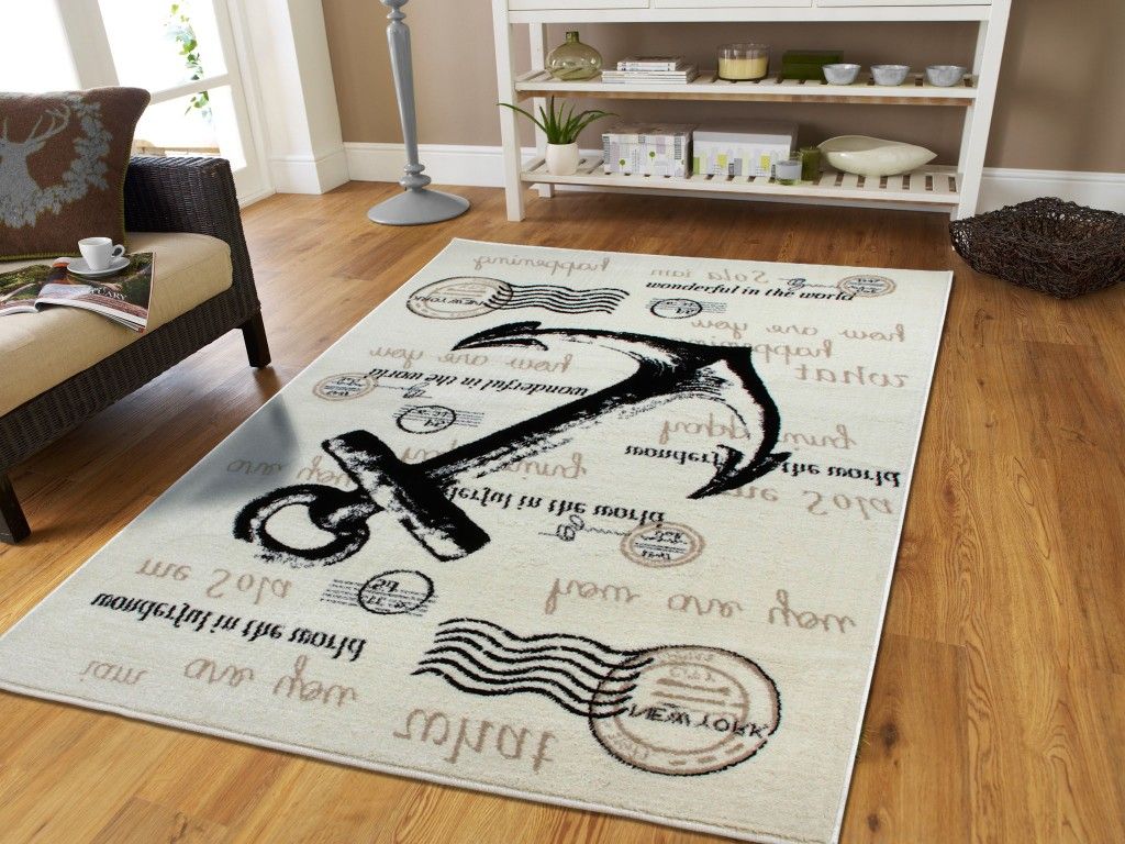 New Anchor rug 5x8 Cream rug