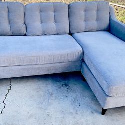 Cindy  Crawford   Grey  Sofa  Sectional  In Great Condition And Clean $345