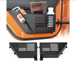 Metal Jeep Rear Door Storage Box