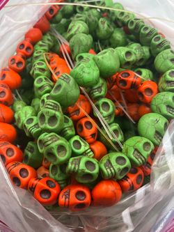 Skulls art supplies