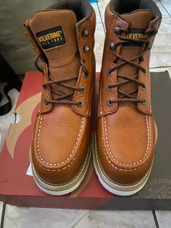 Wolverine work edge steel toe boots
