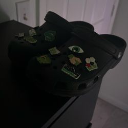 crocs with money Stikers 