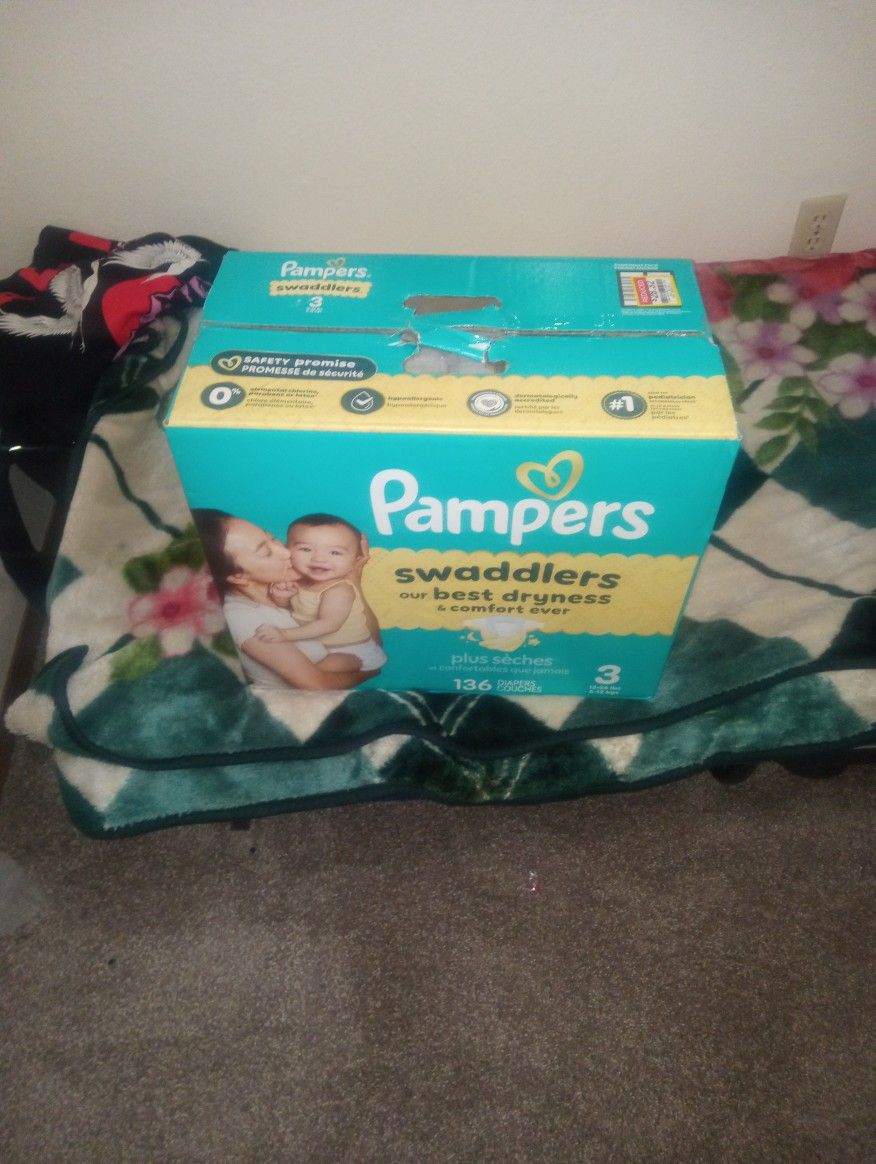 Brand New 136ct. Diapers Unopened