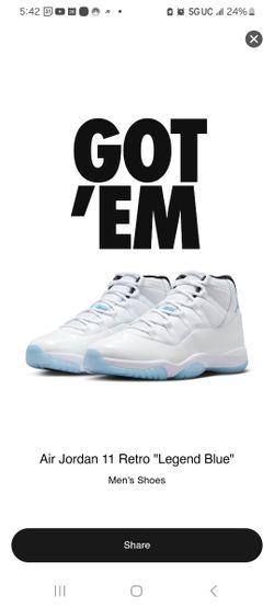 Jordan 11 Legend Blue
