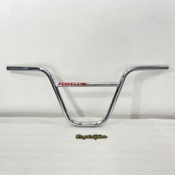 S&M PERFECT 10 CHROME 28.50x10” PRO BMX BARS HANDLEBARS hoder race xlt credence xl fu-bar big ripper quadangle 24 26 29 bikes