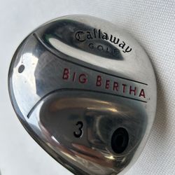 Callaway Big Bertha Fairway 3 Wood Graphite R Regular Flex Right-Hand