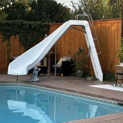 Built-In Pool Slide.