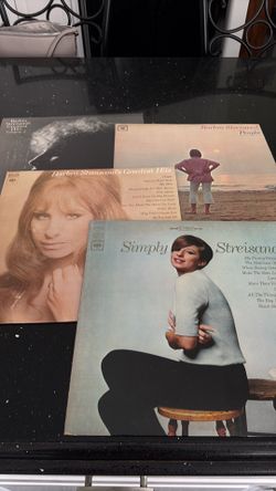 4 Barbara Streisand record Albums