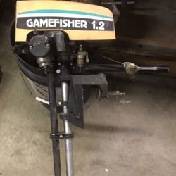 1.2 HP Classic Gamefisher Outboard Motor 