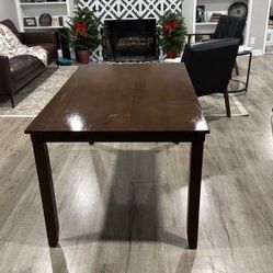 Wood table ONLY no Chairs FREE