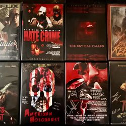OOP Rare Cult/Horror Film Lot Some Autographed. 