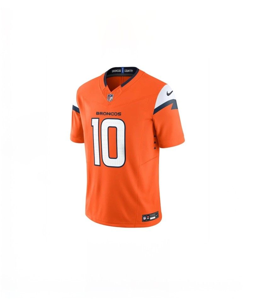 Men's Denver Broncos Bo Nix Orange Mile High
Collection Vapor F.U.S.E. Limited
Jersey Size Large