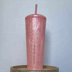 Pink Dome Lid Starbucks Tumbler