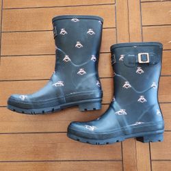 Rain Boots 9-10 New