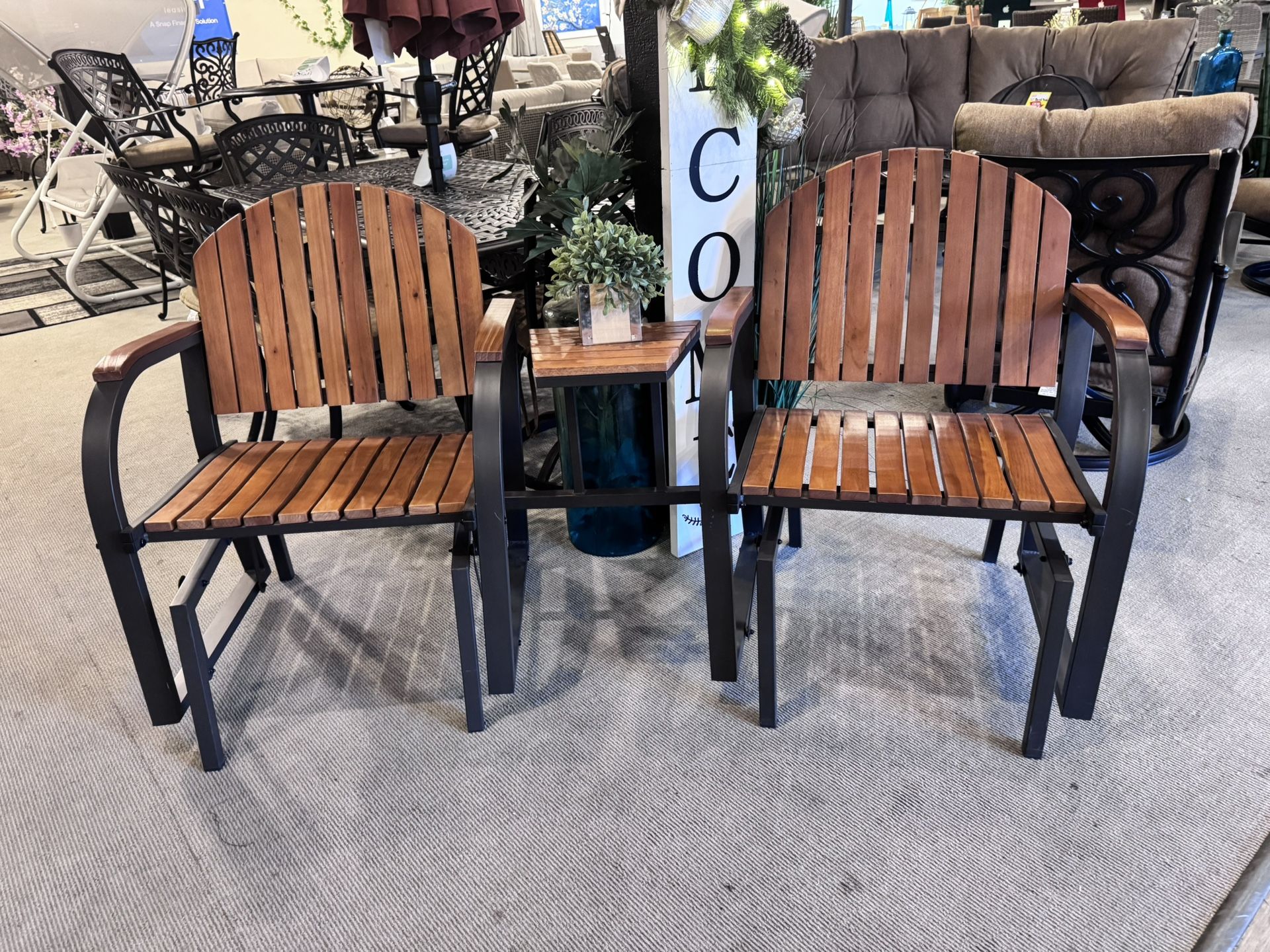 3pc Rocking Chair Set 