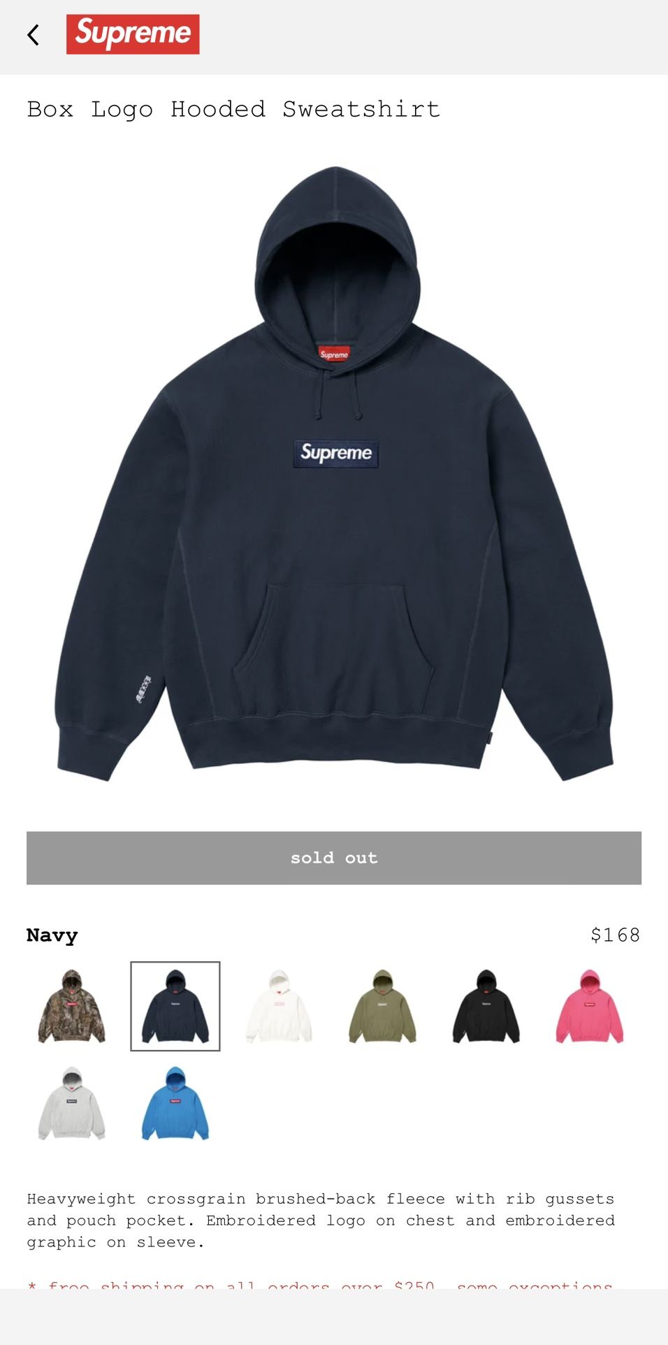 Supreme FW25 Box Logos