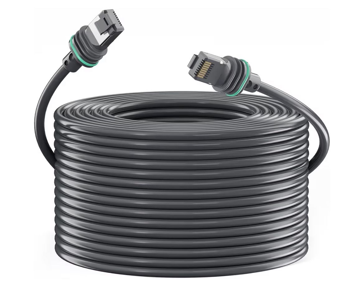 Starlink Gen 3 Cable 164FT/50M Starlink Ethernet Cable for Starlink Standard Generation 3 Replacement Extension Cable Waterproof Satellite Starlink St