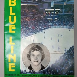 1975 New England Whalers Program