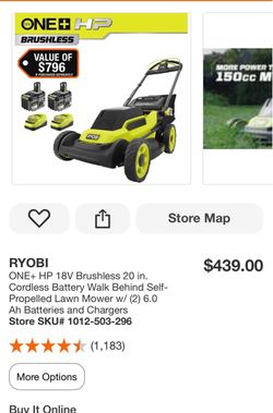 Ryobi self propelled lawnmower
