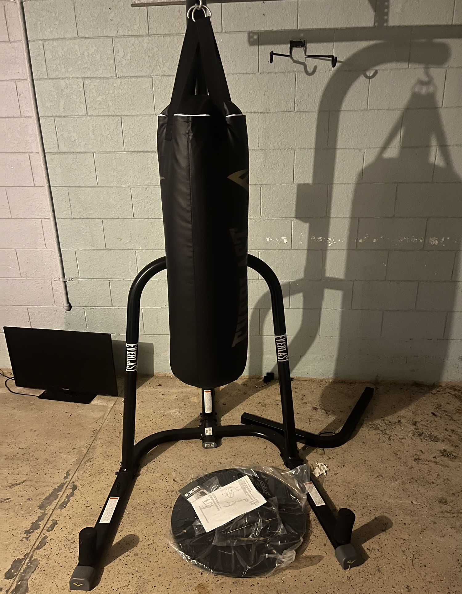 Punching Bag and Speed Bag with Stand