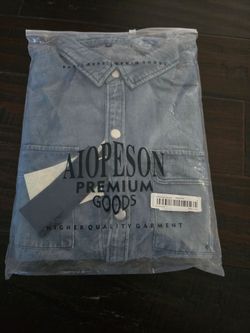 Brand New AIOPESON Premium Denim Shirt - Size XL