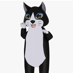 2 Inflatable cat Costumes 