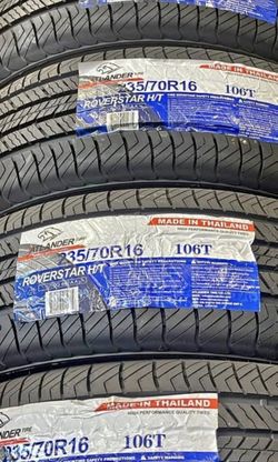 CASH OUT THE DOOR All Season Tires installed (4)235/70R16 New 50,000 Mile Warranty-We Finance