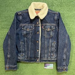 Vintage Levi Sherpa  jean jacket