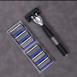 Men/Women’s  Layer, Stainless Steel Safety, Razor With Precision Trimmer, Washable And Durable