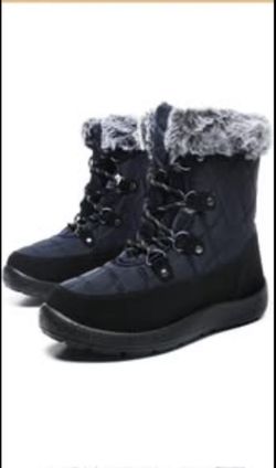 NEW Women's Waterproof Winter Snow Boots - Insulated, Fur Lined. Size 9.5W