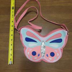 Girls butterfly purse