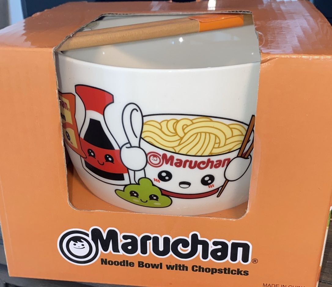 Maruchan Ramen Noodle Bowl w/ Chopsticks (Brand New In Box)