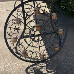 Wall Hanging Metal Candle Holder 