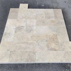 Travertine 6x12 Country Classic Tumbled Select Pavers By Sqft.