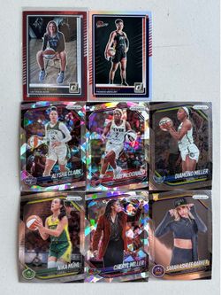 WNBA NUMBERED & DIAMOND REFRACTORS, & FOIL TRADING CARD LOT