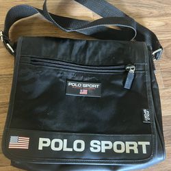 Vintage 90’s Polo Sport Ralph Lauren Messenger Shoulder Strap Bag CrossBody Bag