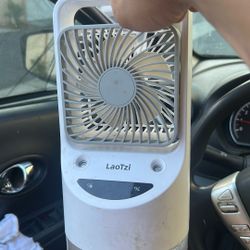 AC FAN /w Modes Like ROATION ; Night Light Incorporating The Spray Most Mode