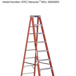 Keller 10’ Fiberglass Ladder 