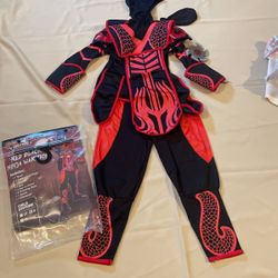 Ninja Costume For Boys Size Small
