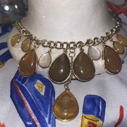 Teardrop Charm Necklace